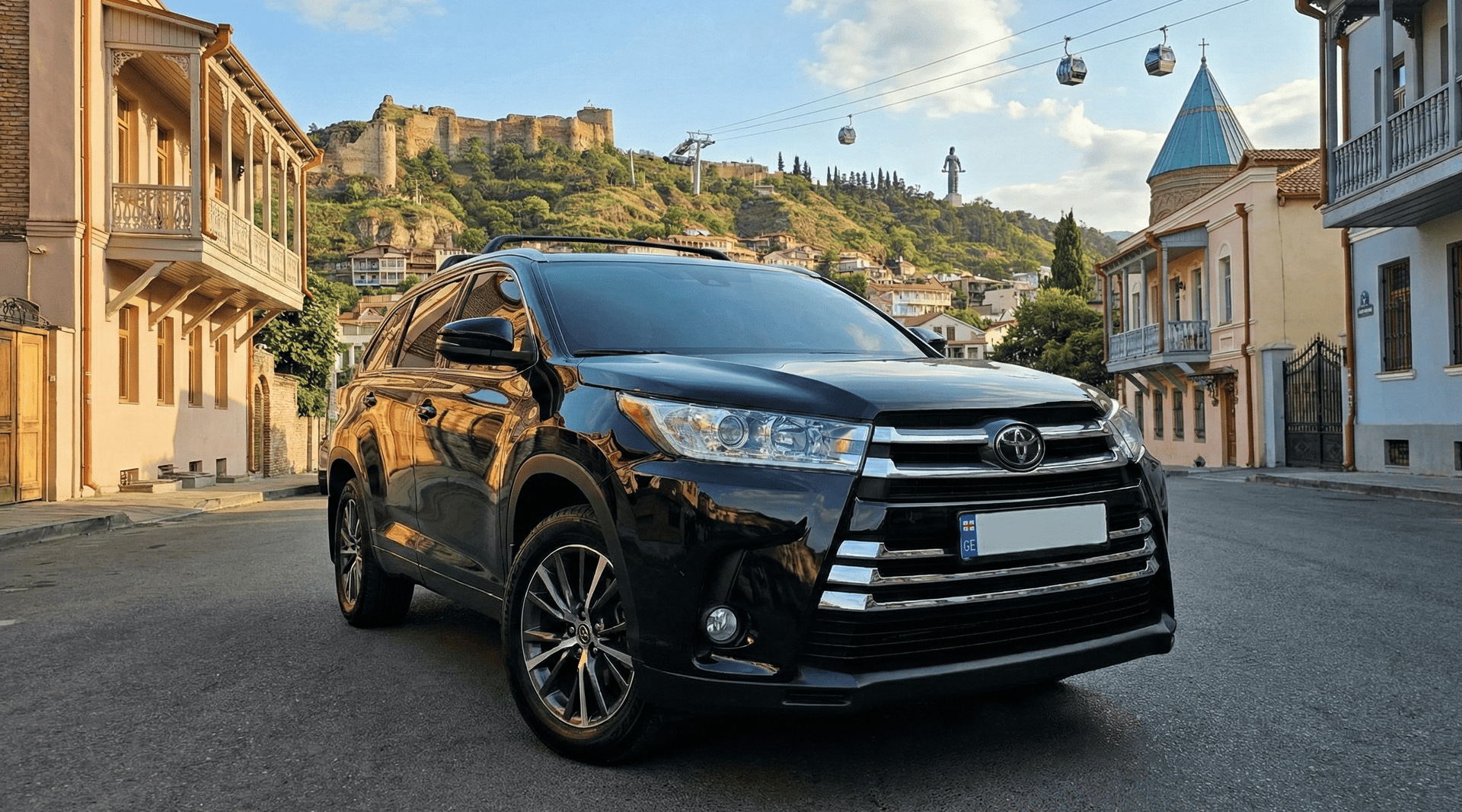 Toyota Highlander for rent in Georgia from 50 € per day