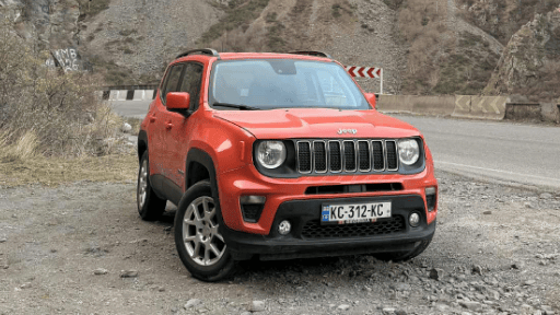Jeep Renegade for rent in Georgia from 45 € per day