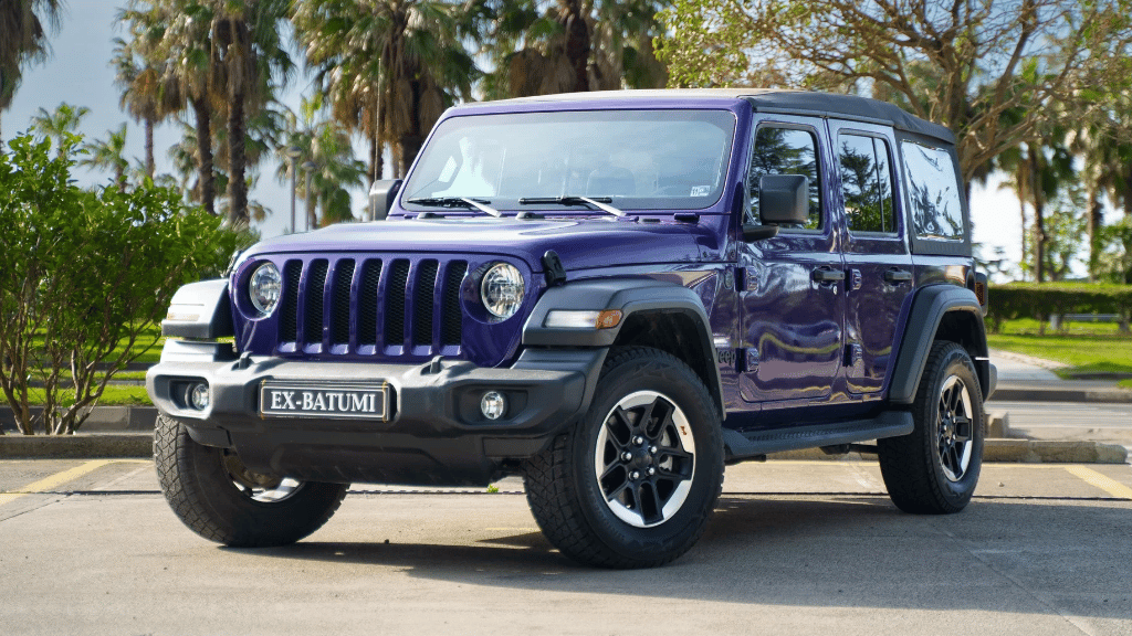 Jeep Wrangler for rent in Georgia from 110 € per day