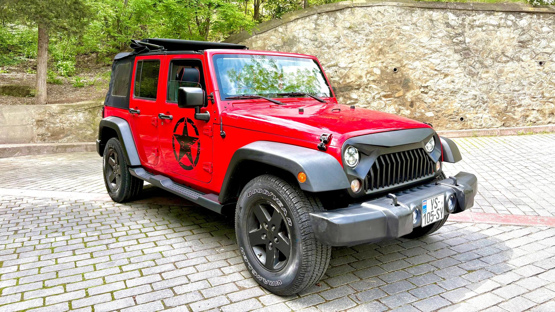 Jeep Wrangler for rent in Georgia from 75 € per day